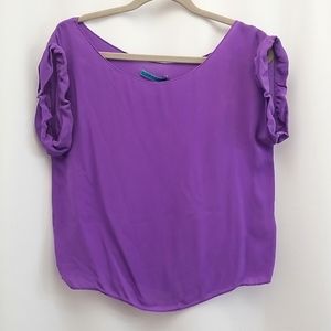 Alice and Oliva Purple Top Size L
